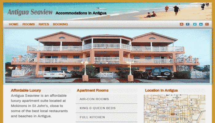 Antigua Seaview Rental Rooms